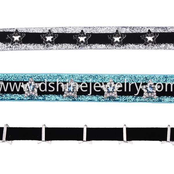 Crystal Beads Star Charm Choker